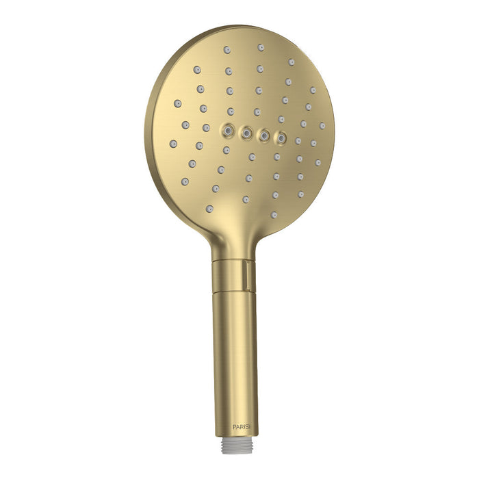 Parisi Elli II Hand Shower (3 Function) with Hose - Brushed Brass-E2.HS-3.46-blue-leaf-bathware