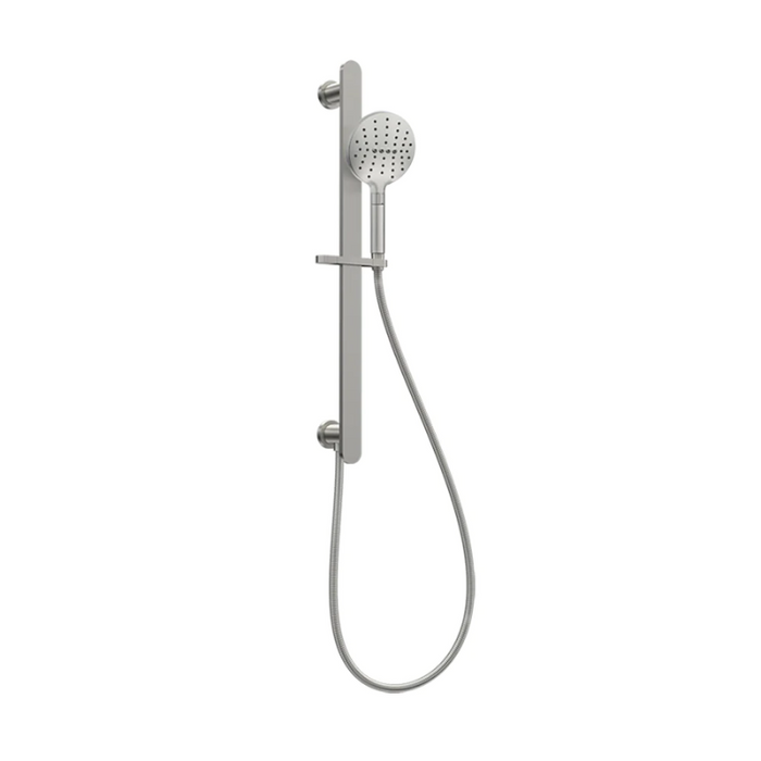 Parisi Elli II Sliding Rail with Hand Shower Brushed Nickel-E2.SR.41-blue-leaf-bathware