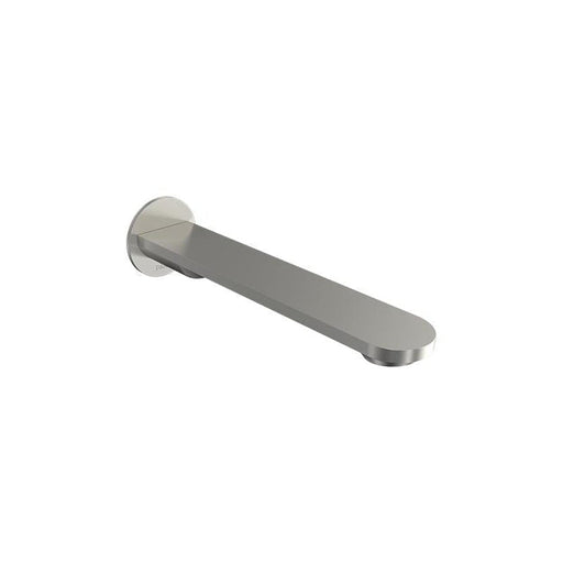 Parisi Elli II Wall Spout 190mm Brushed Nickel-E2.02WF190.41-blue-leaf-bathware