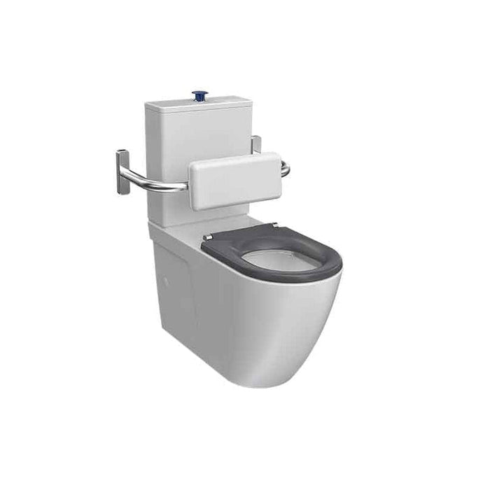 Parisi Ellisse Accessible Toilet Suite with Backrest-PN800B-blue-leaf-bathware