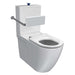 Parisi Ellisse II Accessible Wall Faced Suite Rimless (Including White Seat and Envy Back Rest)-PN805B-blue-leaf-bathware