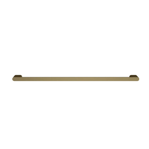 Parisi Ellisse Single Towel Rail 640mm Slimline - Brushed Brass-NE01811.46-blue-leaf-bathware