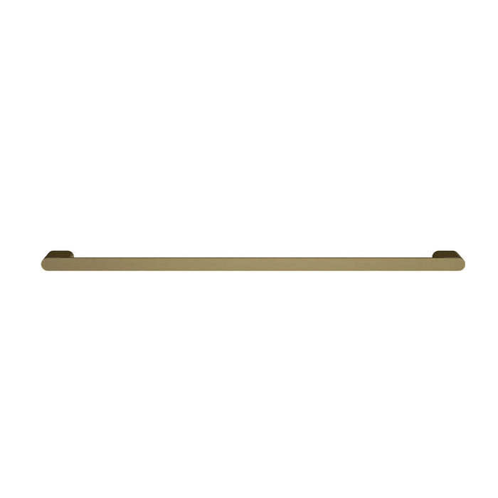 Parisi Ellisse Single Towel Rail 640mm Slimline - Brushed Brass-NE01811.46-blue-leaf-bathware