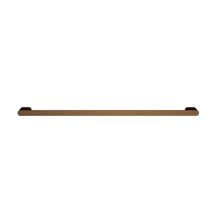 Parisi Ellisse Single Towel Rail 640mm Slimline - Matt Bronze-NE01811.48-blue-leaf-bathware