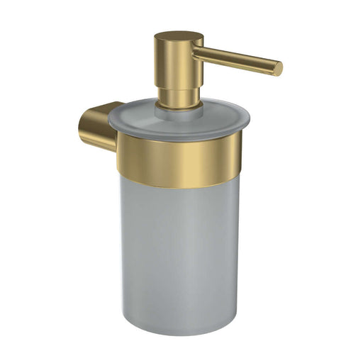 Parisi Ellisse Soap Dispenser - Brushed Brass-NE012D.46-blue-leaf-bathware