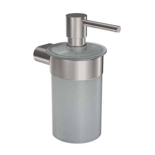 Parisi Ellisse Soap Dispenser - Brushed Nickel-NE012D.41-blue-leaf-bathware