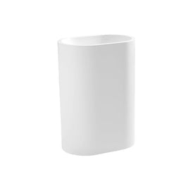 Parisi Ellisse Stonetec Column Basin-CS208-blue-leaf-bathware