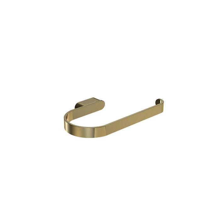 Parisi Ellisse Towel Ring - Brushed Brass-NE015.46-blue-leaf-bathware