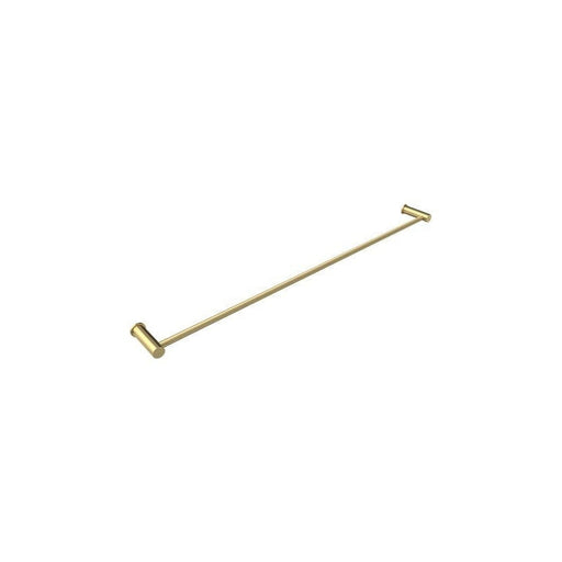 Parisi Envy 800mm Single Towel Rail Brushed Brass-PP.TR80.46-blue-leaf-bathware