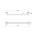 Parisi Envy Grab Rail Straight 900mm-PP.GB90-blue-leaf-bathware