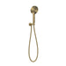 Parisi Envy II Hand Shower with Wall Swivel Bracket and Hose - Brushed Brass-P2.WB.46-blue-leaf-bathware