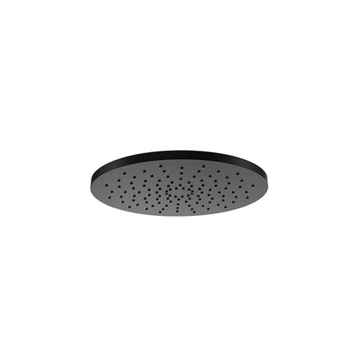 Parisi Envy II Round Shower Head - Matt Black-P2.SH.A245.02-blue-leaf-bathware