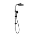 Parisi Envy II Shower Column with Sliding Hand Shower - Matt Black-P2.08-D2W.02-blue-leaf-bathware