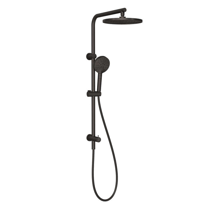 Parisi Envy II Shower Column with Sliding Rail & Turn Diverter - Fucile-P2.08-DTW.50-blue-leaf-bathware