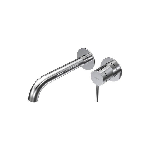 Parisi Envy II Wall Mixer with 190mm Spout Chrome-P2.01-2RF190-blue-leaf-bathware