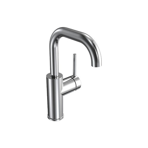 Parisi Envy Mid Height Basin Mixer with Square Spout Chrome-PP.01-1HS-blue-leaf-bathware