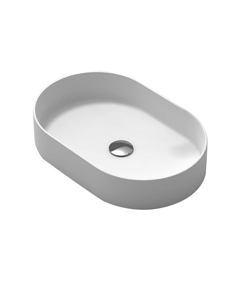 Parisi Fino Oval Solid Surface 58 Wash Basin-FI-58-SGW-blue-leaf-bathware