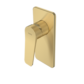 Parisi Float Wall Mixer - Brushed Brass-FL.05F.46-blue-leaf-bathware