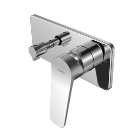 Parisi Float Wall Mixer with 2-Way Diverter - Chrome-FL.04F-blue-leaf-bathware