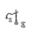 Parisi Hermitage Cross Basin/Bath Hob Set-HE.01-3HS-blue-leaf-bathware