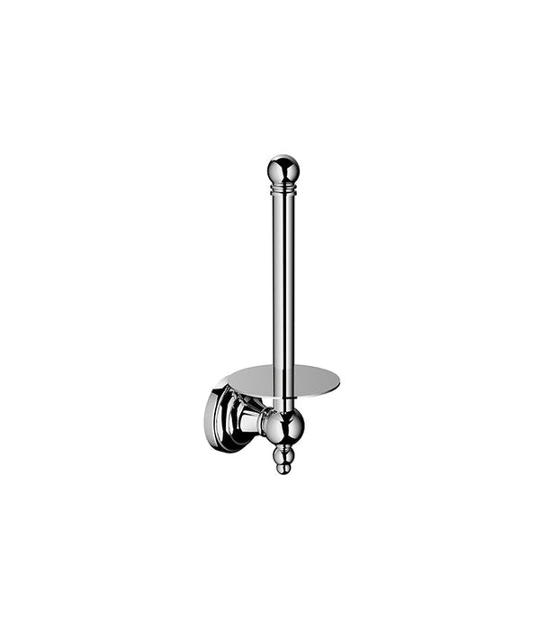 Parisi Hermitage Spare Toilet Roll Holder - Chrome-HE.RHS-blue-leaf-bathware