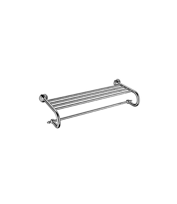 Parisi Hermitage Towel Rack - Chrome-HE.TRK60-blue-leaf-bathware