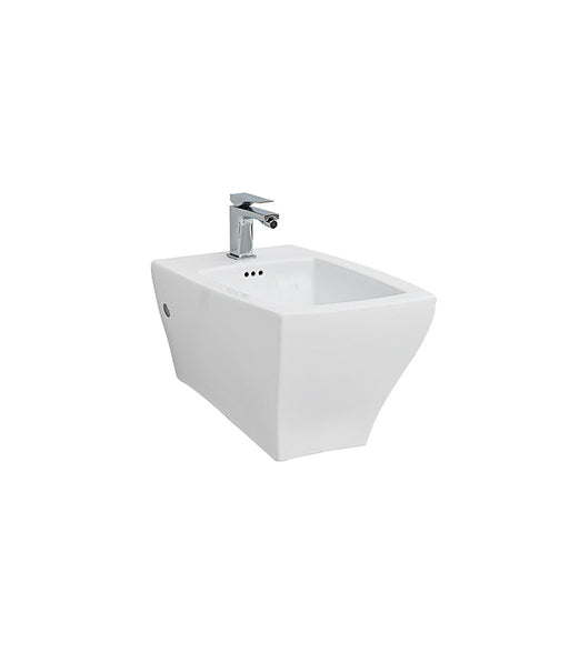 Parisi Jazz Wall Hung Bidet - White-ACJZ02-blue-leaf-bathware