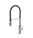 Parisi Libera Kitchen Mixer with Black Spring Spray - Chrome-63930Q.05.007-blue-leaf-bathware