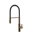 Parisi Libera Kitchen Mixer with Black Spring Spray - Copper Glossy-63930Q.M2.075-blue-leaf-bathware