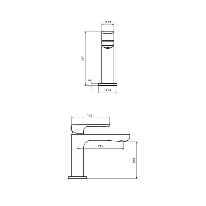 Parisi Linfa II Basin Mixer-69412Q.21.018-blue-leaf-bathware