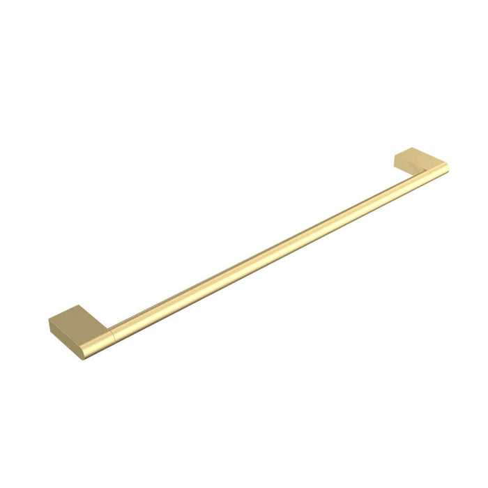 Parisi Linfa Single Towel Rail 600mm - Brushed Brass-NE03812.46-blue-leaf-bathware