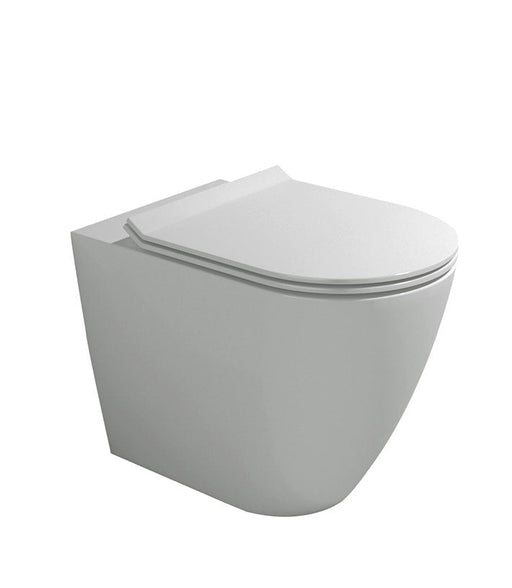 Parisi Link Wall Faced Pan - Gloss White-FLLK117G-blue-leaf-bathware