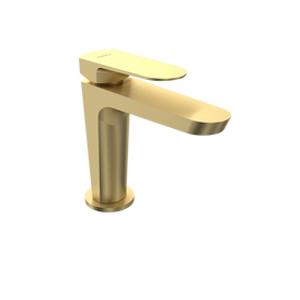 Parisi Loom Basin Mixer - Brushed Brass-LO.01-1H.46-blue-leaf-bathware