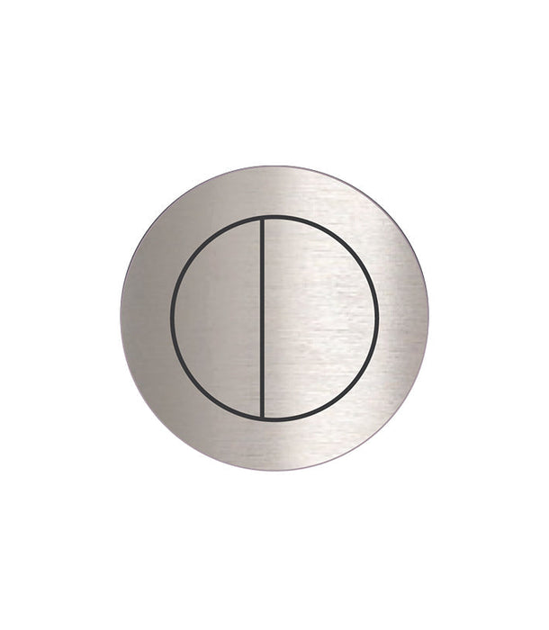 Parisi Outlet Valve Actuator Button - Brushed Nickel-PA200.41-blue-leaf-bathware