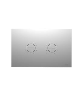 Parisi Pneumatic Twin Button Set - Chrome-PA241-blue-leaf-bathware
