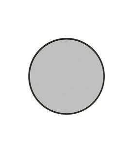 Parisi Pure Oval Mirror - Matt Black-PO-700M-MB-blue-leaf-bathware
