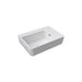 Parisi Quasar 65 Bench Basin with Right Hand Shelf-SMQU650R/A-blue-leaf-bathware