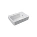 Parisi Quasar 65 Wall Basin with Right Hand Shelf-SMQU651R/S-blue-leaf-bathware