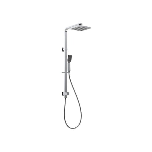 Parisi Quasar II Shower Column with Sliding Rail Chrome-Q2.08-D2W-blue-leaf-bathware