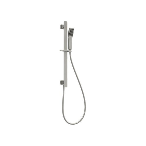 Parisi Quasar II Sliding Rail with Hand Shower Brushed Nickel-Q2.SR.41-blue-leaf-bathware