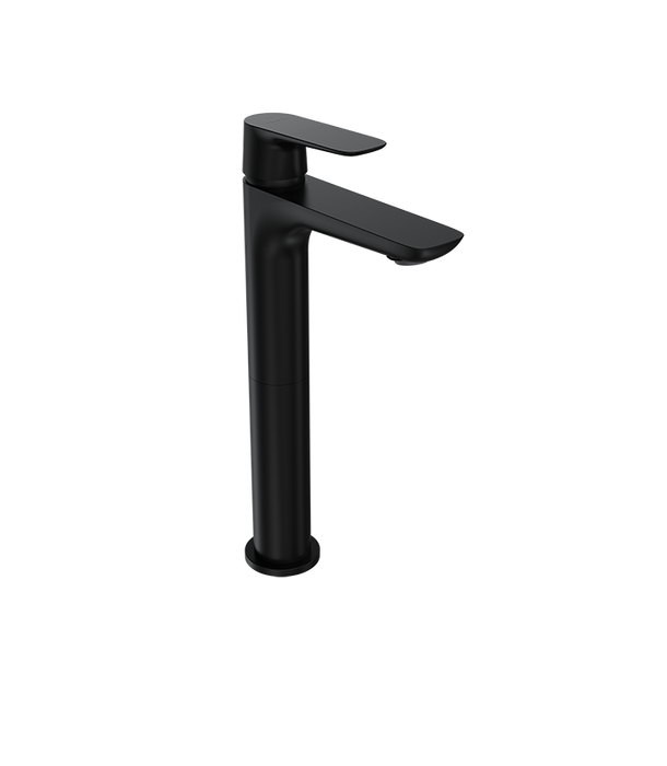 Parisi Slim II High Basin Mixer - Matt Black-S2.01-1HH120.02-blue-leaf-bathware