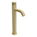 Parisi Todo II High Basin Mixer with Curved Spout - Brushed Brass-T2DO.01-1HCH120.46-blue-leaf-bathware