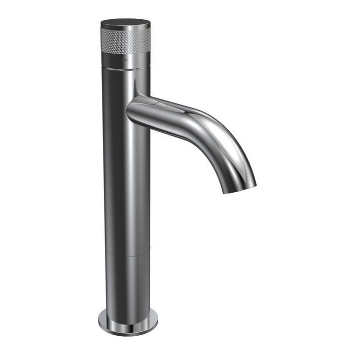 Parisi Todo II Mid Level Basin Mixer with Curved Spout - Chrome-T2DO.01-1HCH60-blue-leaf-bathware