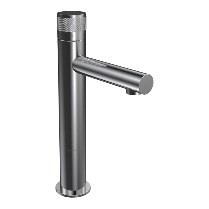 Parisi Todo II Mid Level Basin Mixer with Straight Spout - Chrome-T2DO.01-1HH60-blue-leaf-bathware