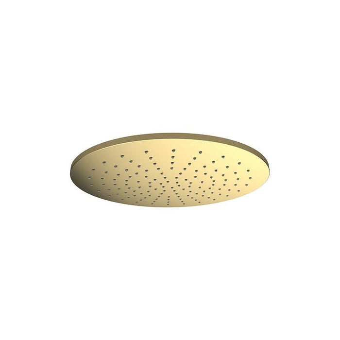 Parisi Tondo ABS Round Shower Head 300mm - Brushed Brass-TO.SH.A300.46-blue-leaf-bathware