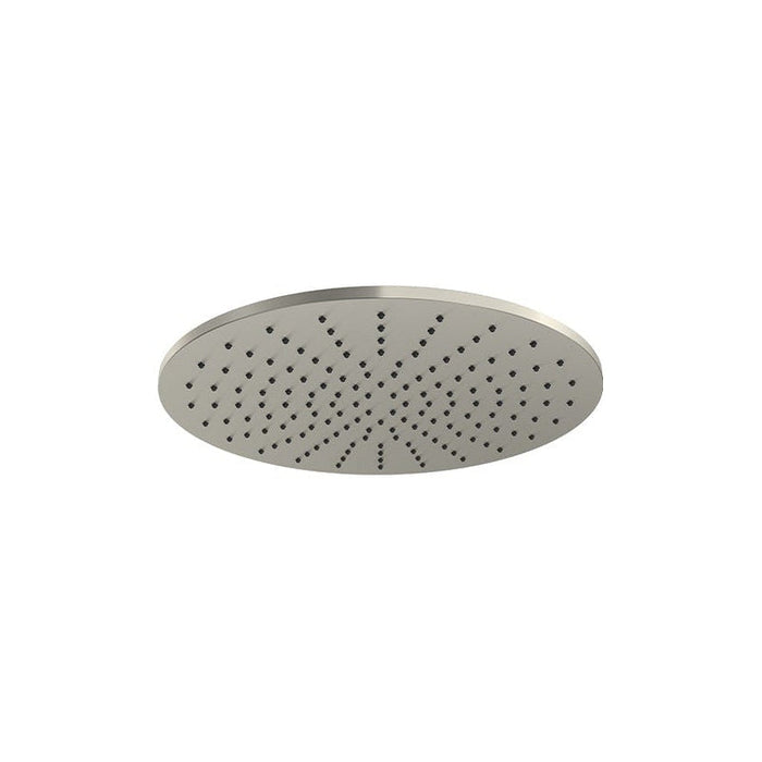 Parisi Tondo ABS Round Shower Head 300mm - Brushed Nickel-TO.SH.A300.41-blue-leaf-bathware