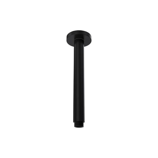 Parisi Tondo Ceiling Shower Arm 200mm Matt Black-TO.SA.1C.02-blue-leaf-bathware