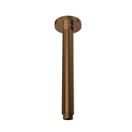Parisi Tondo Ceiling Shower Arm 200mm Matt Bronze-TO.SA.1C.48-blue-leaf-bathware