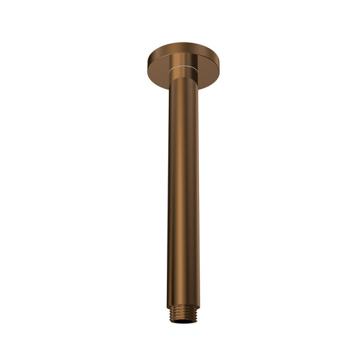 Parisi Tondo Ceiling Shower Arm 200mm Matt Bronze-TO.SA.1C.48-blue-leaf-bathware