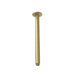 Parisi Tondo Ceiling Shower Arm 300mm - Brushed Brass-TO.SA.1C300.46-blue-leaf-bathware